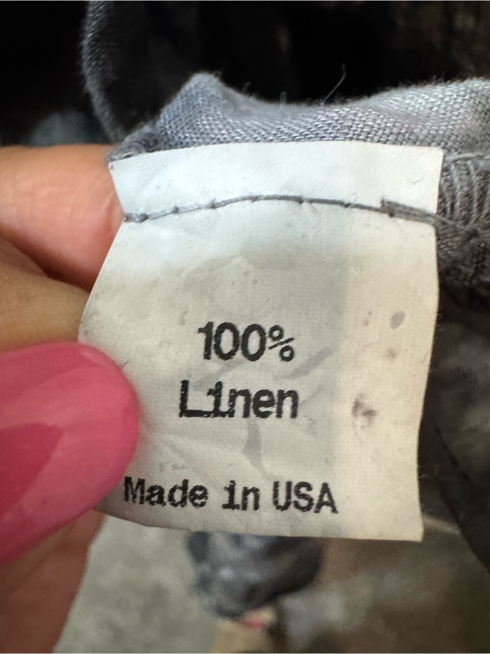 Cynthia Ashby Womens Emen Overall 100% Linen Thunder Tie Dye Size XL - Picture 11 of 16